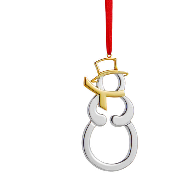 Nambé Nambé Snowman Ornament Snowman OrnamentSnowman Ornament - Nambé Nambé Snowman Ornament