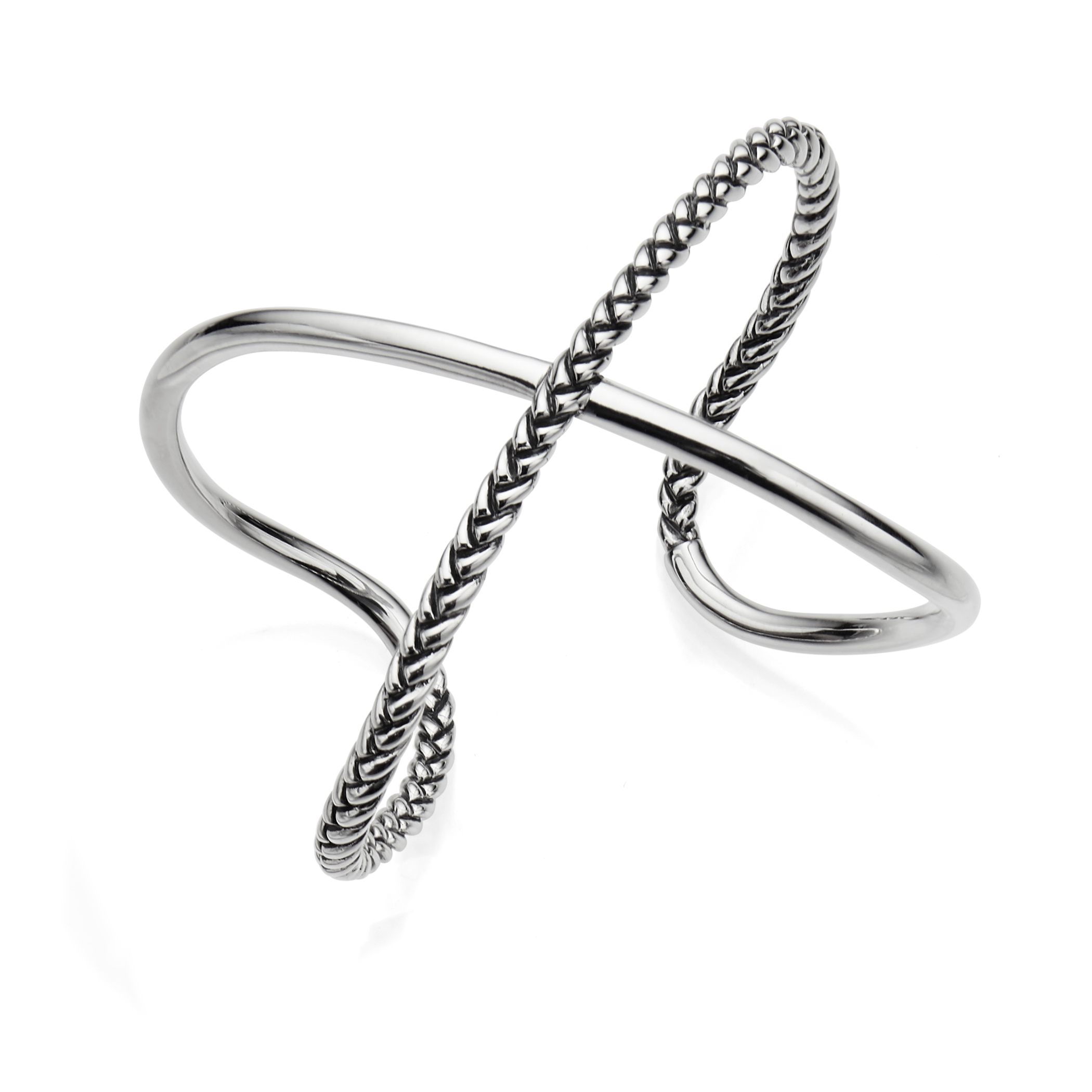 Criss Cross Braided Cuff image number null
