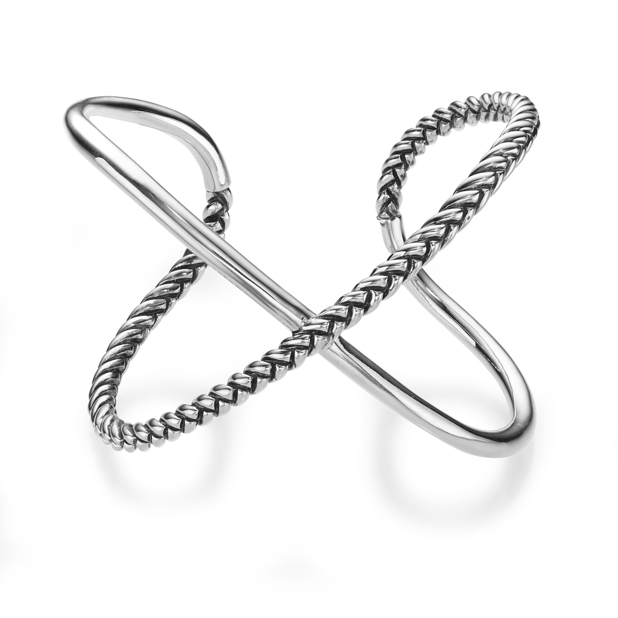 Criss Cross Braided Cuff image number null