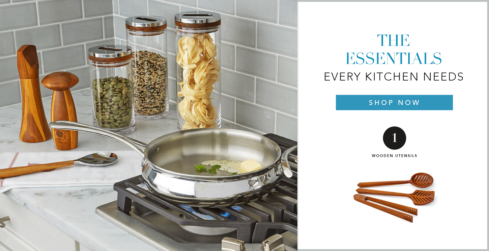 The Essentials every kitchen needs - shop now 