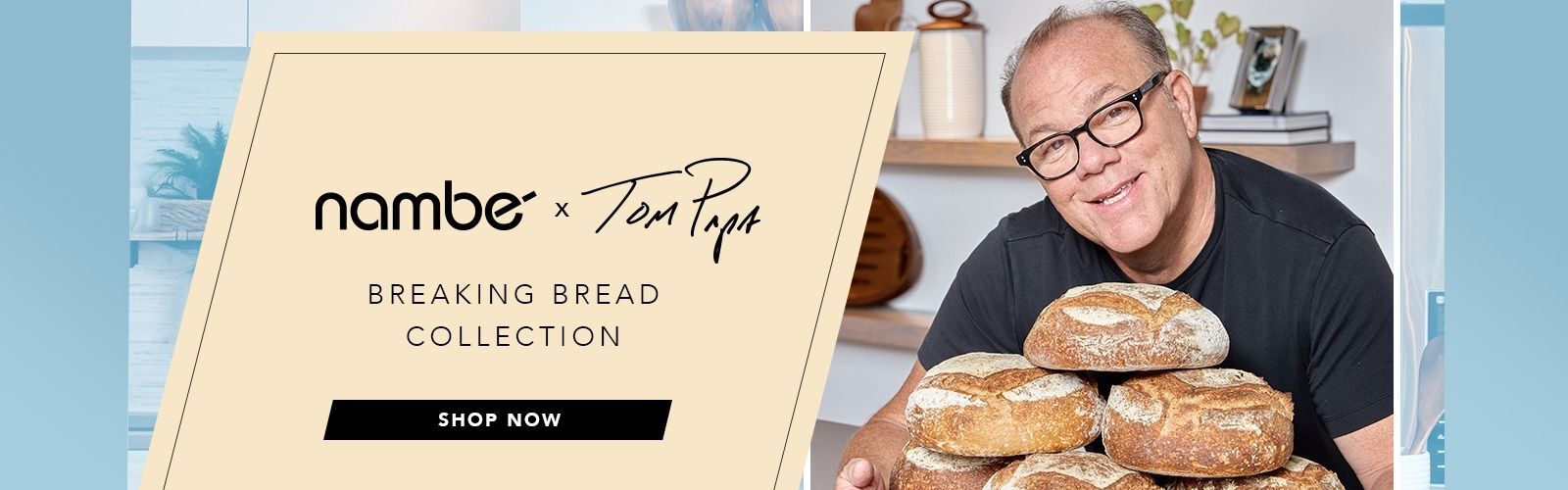 nambe x tom papa - the breaking bread collection - shop now