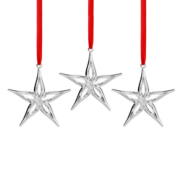 Nambé Nambé Star Mini Ornaments (Set Of 3) Star Mini Ornaments (Set of 3)Star Mini Ornaments (Set of 3) - Nambé Nambé Star Mini Ornaments (Set Of 3)