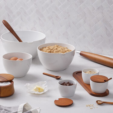 Duets Triple Condiment Server w/ Lids & Spoons