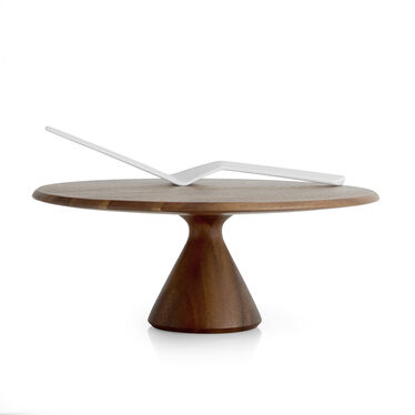 Quatro Cake Plate w/ Server Quatro Cake Plate w/ Server