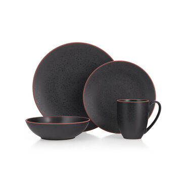 Taos 4-Piece Place Setting - Onyx Taos 4-Piece Place Setting - Onyx