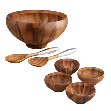 Picnic Time Mescolare Salad Bowl Serving Set