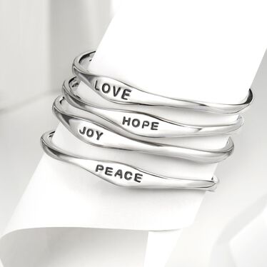Peace Bangle Bracelet