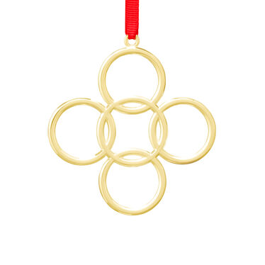 Twelve Days of Christmas: Five Golden Rings Ornament