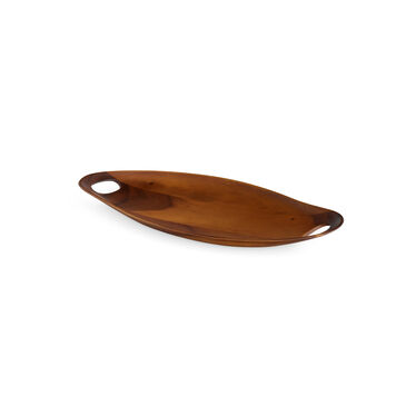 Portables Acacia Wood Tray - 18in.