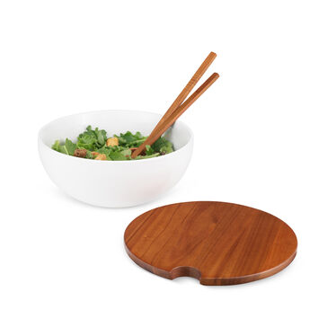 Duets Salad Bowl w/ Lid & Servers