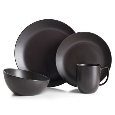 Orbit 4-Piece Place Setting - Celestial Black Orbit 4-Piece Place Setting - Celestial Black