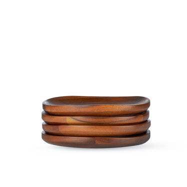 Billow Appetizer Plate, Set of 4