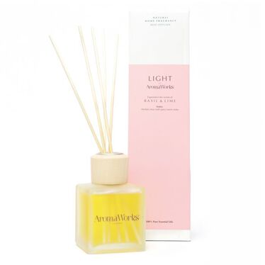 Light Small Reed Diffuser - Basil & Lime