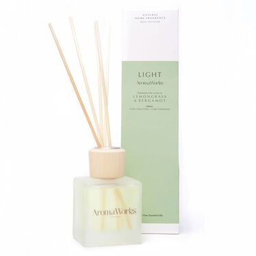 Light Small Reed Diffuser - Lemongrass & Bergamot