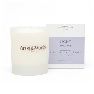 Light Single Wick Candle - Petitgrain & Lavender