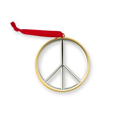 Peace Sign Ornament