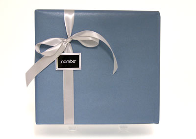 Nambe's signature gift wrapping