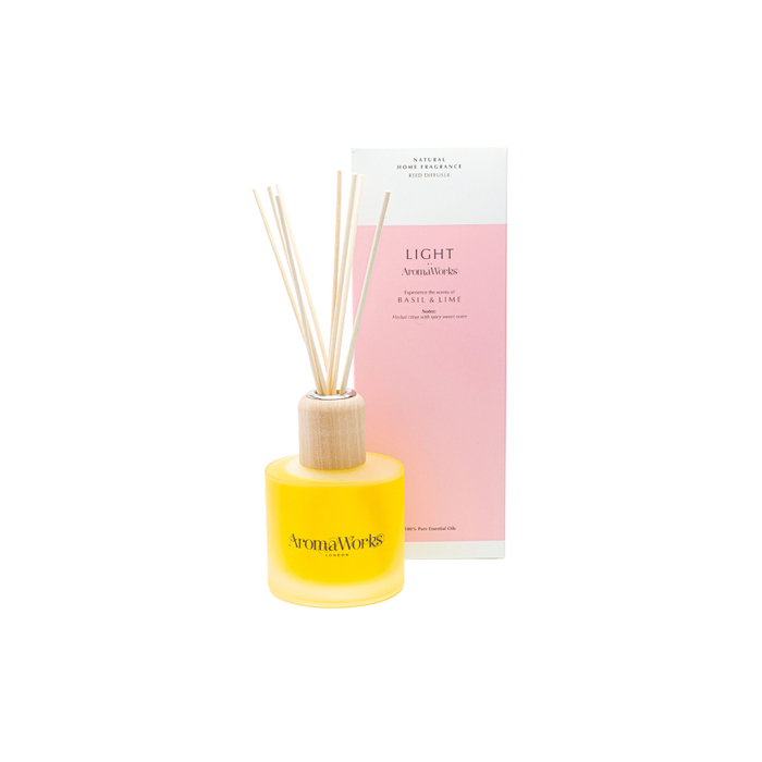 Light Large Reed Diffuser - Basil & Lime image number null