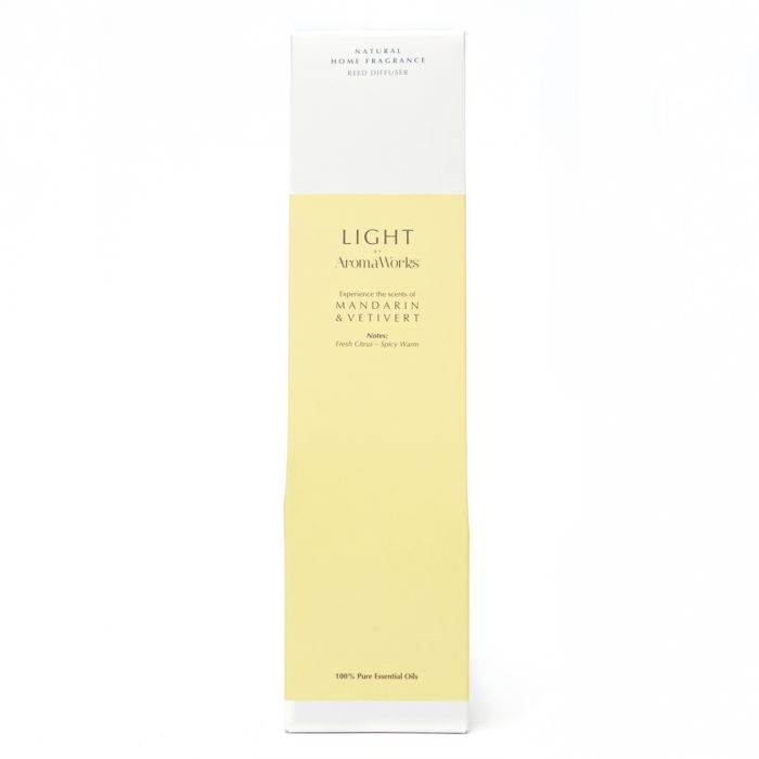 Light Small Reed Diffuser - Mandarin & Vetivert image number null