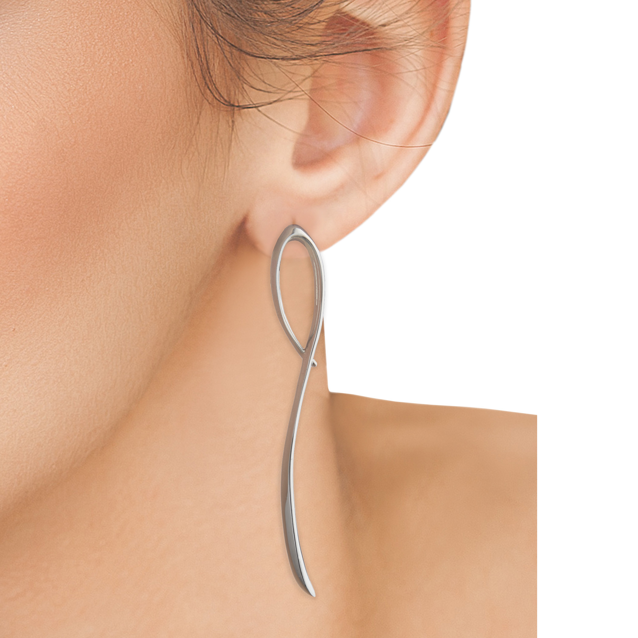 Long Loop Earrings image number null