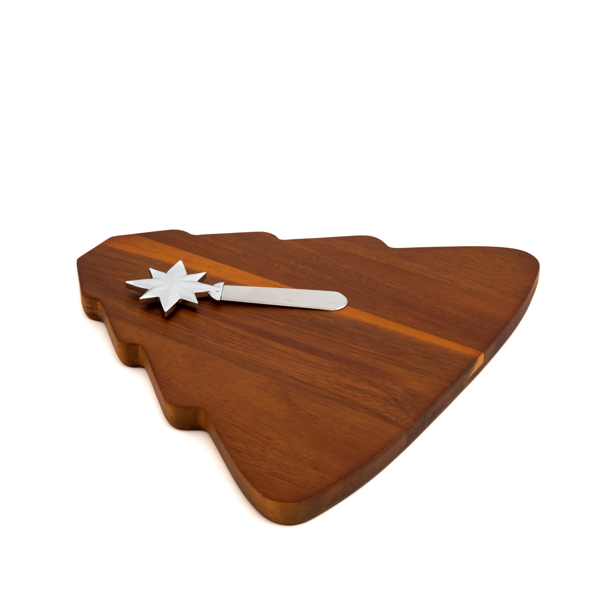 Christmas Tree Cheeseboard w/Spreader image number null