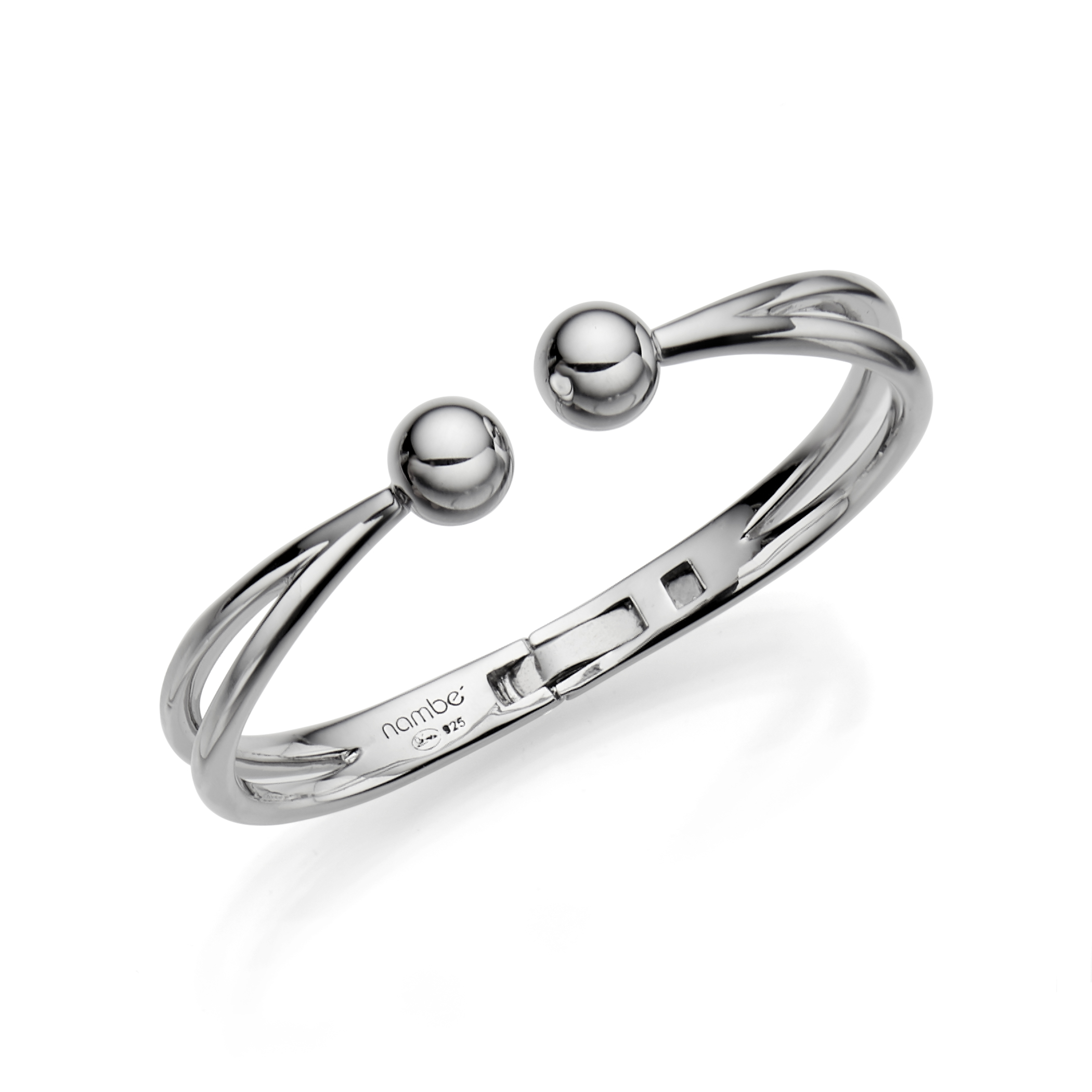 Rain Drop Hinged Bangle Bracelet image number null