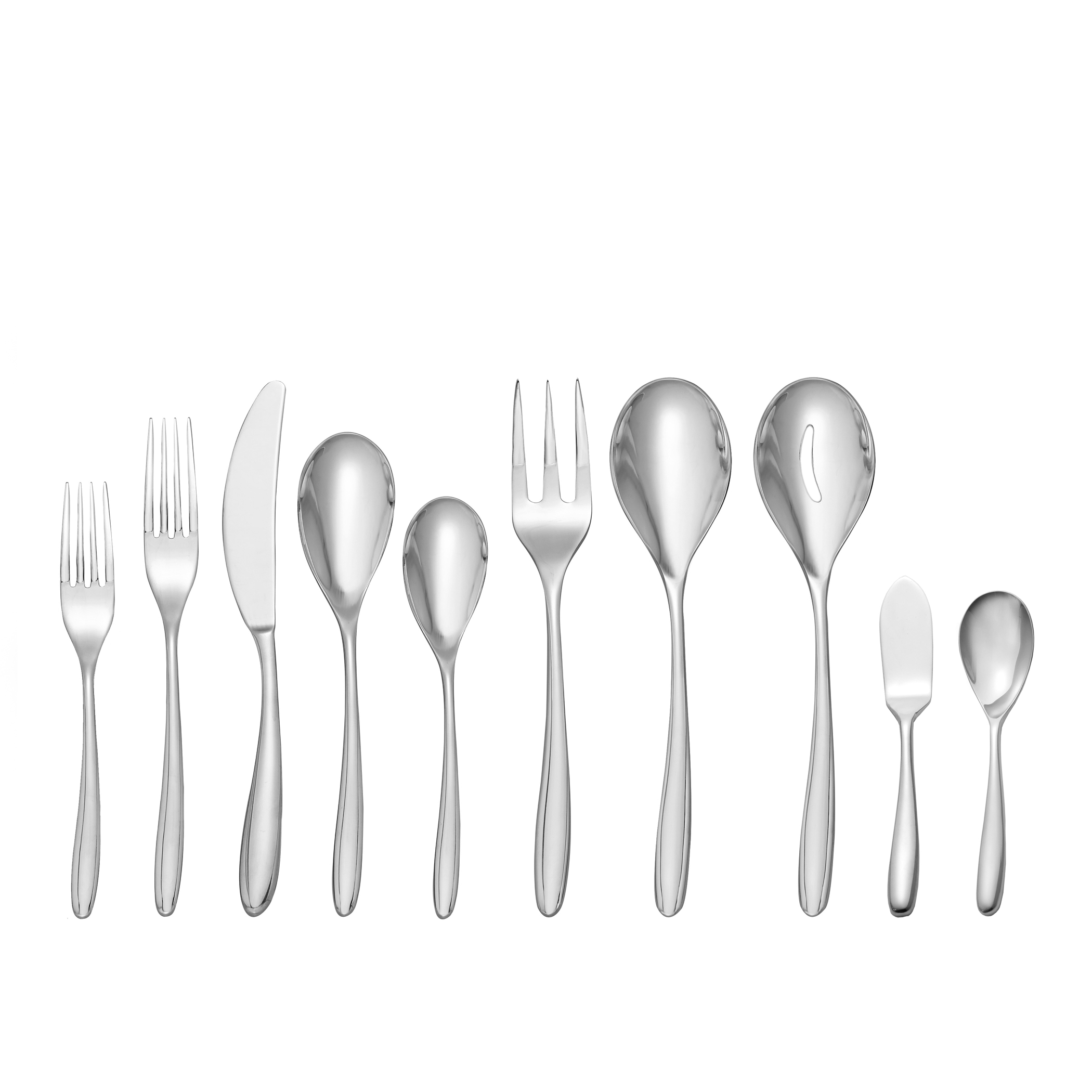 Bend 45-Piece Flatware Set image number null