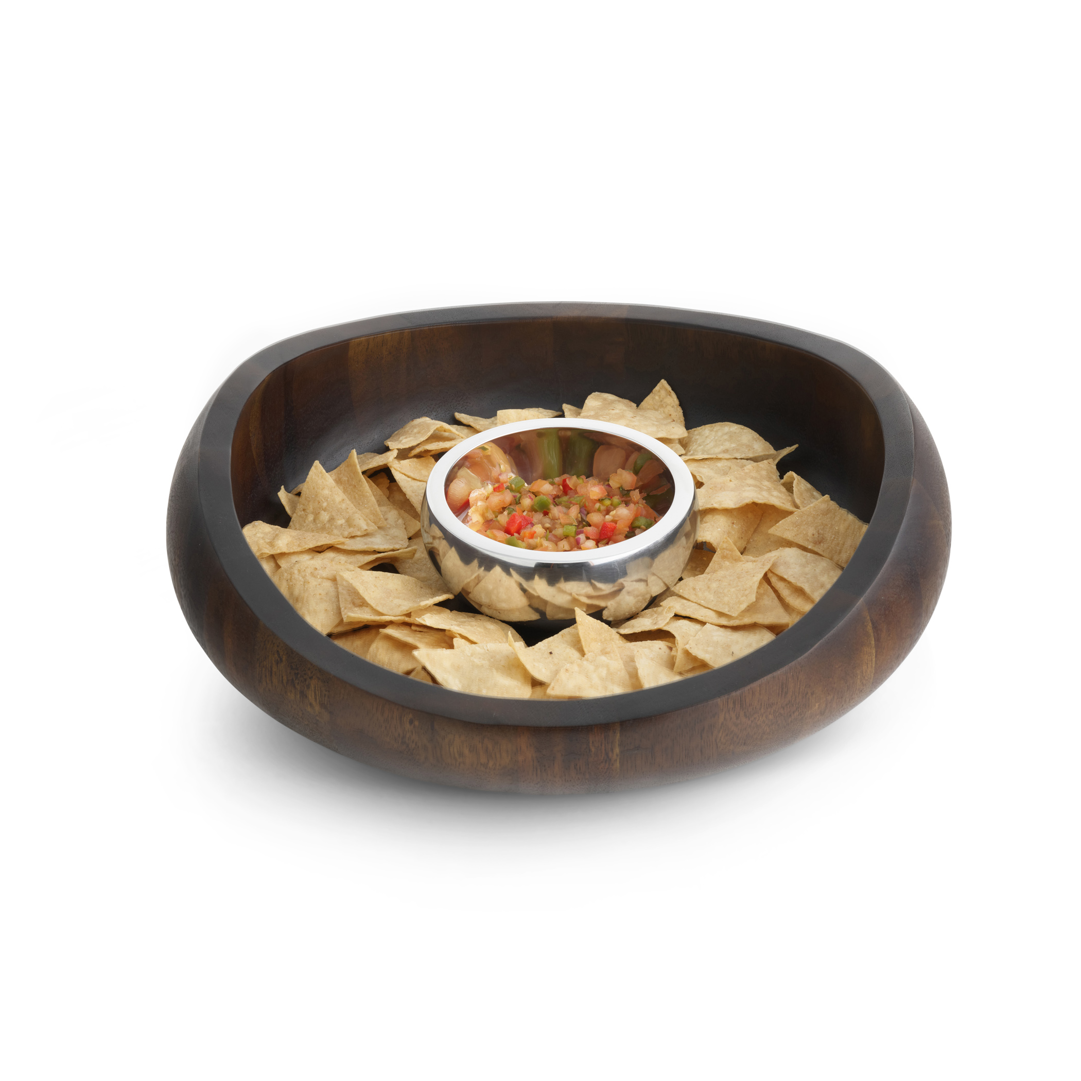 Butterfly Chip & Dip - Espresso image number null