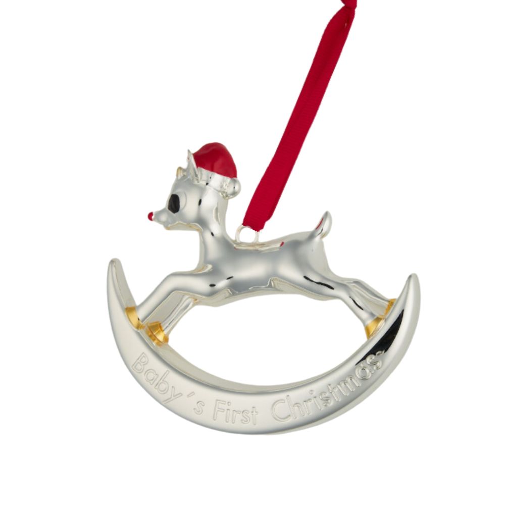 Rudolph The Red Nosed Reindeer® Baby's First Christmas Ornament 2023 image number null