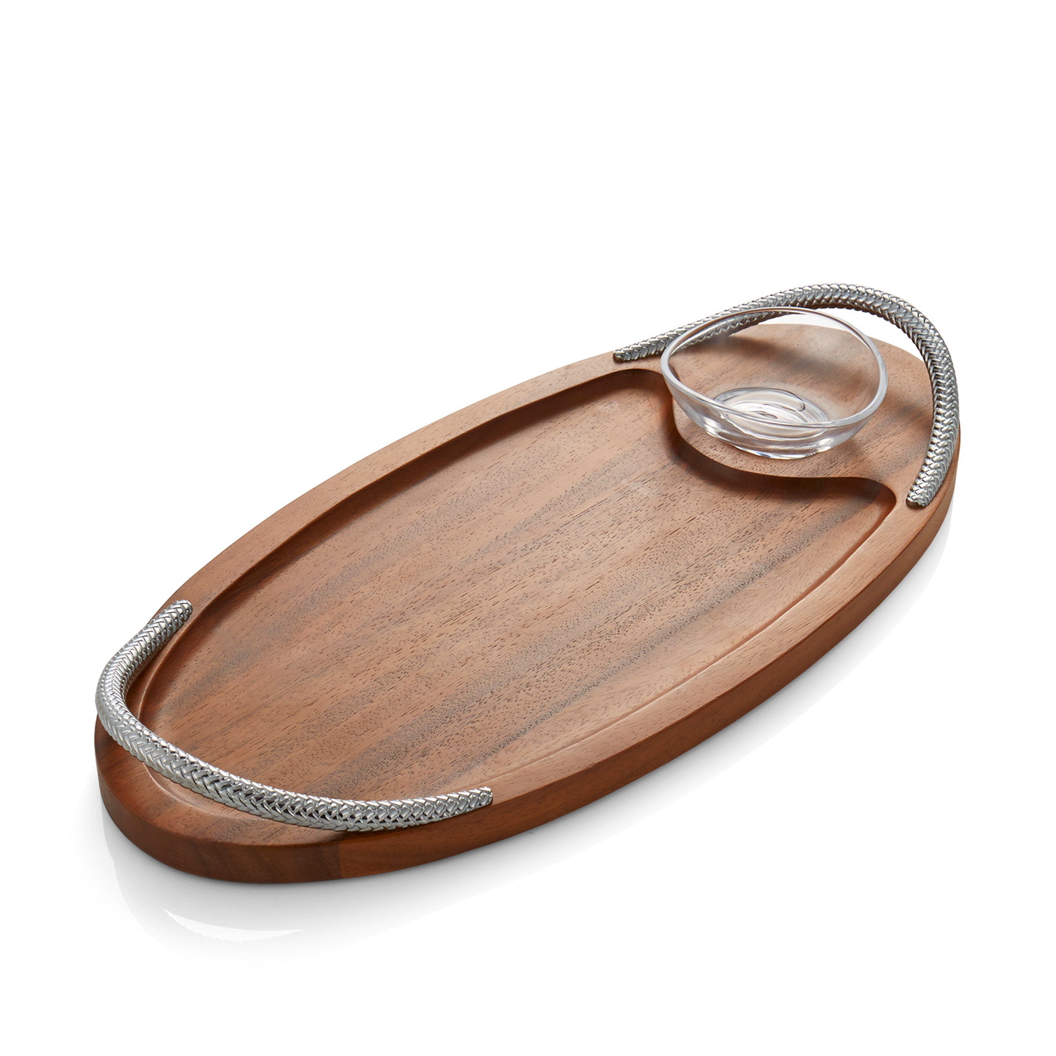 Nambé Serving Board with Dipping Dish
