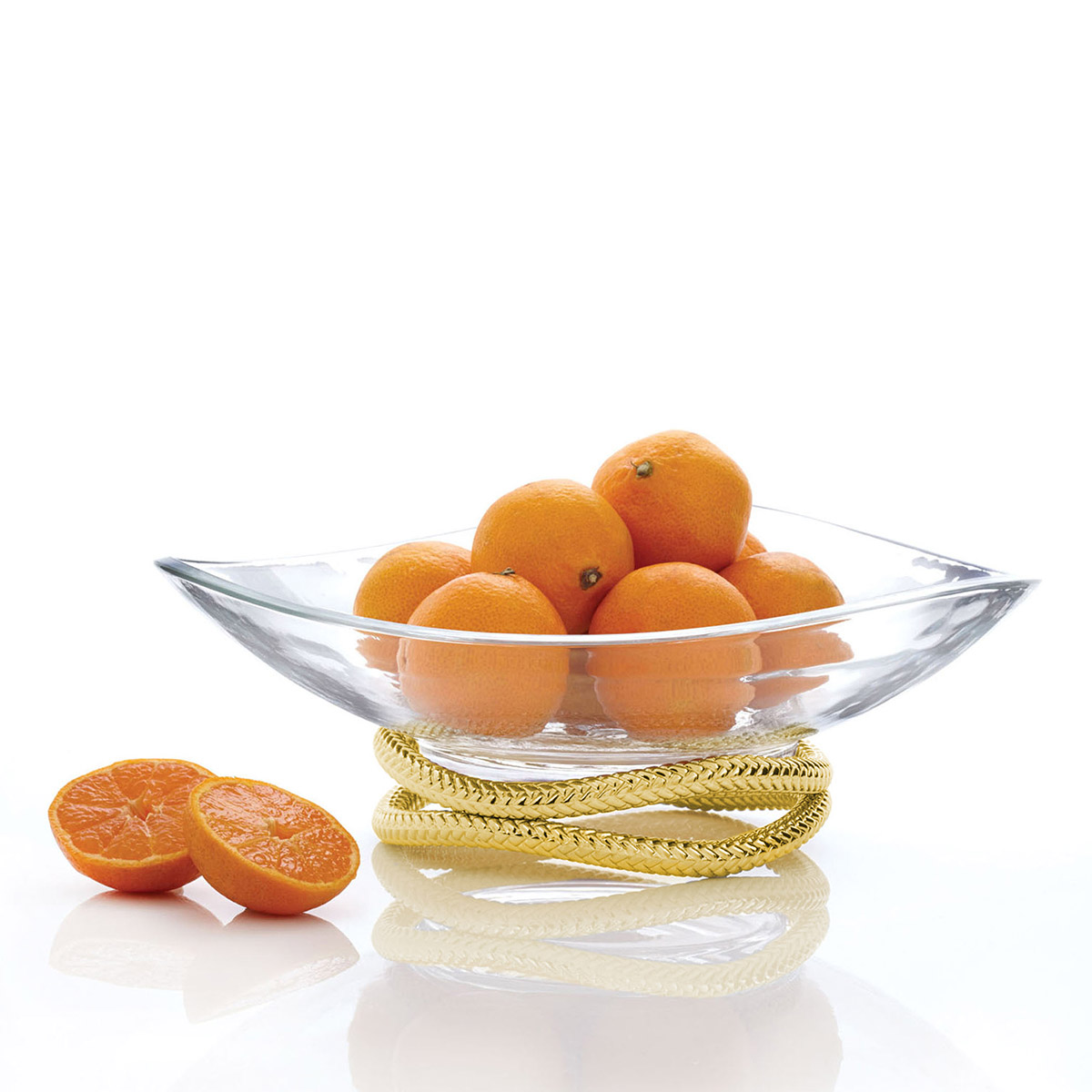 Braid Gold Centerpiece Bowl image number null