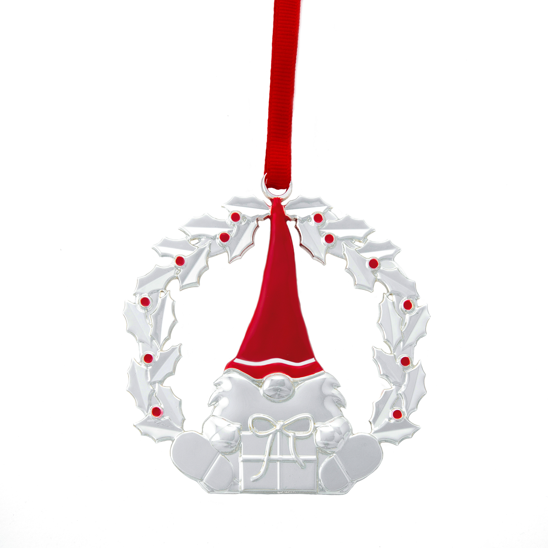 Gnome Wreath Ornament image number null