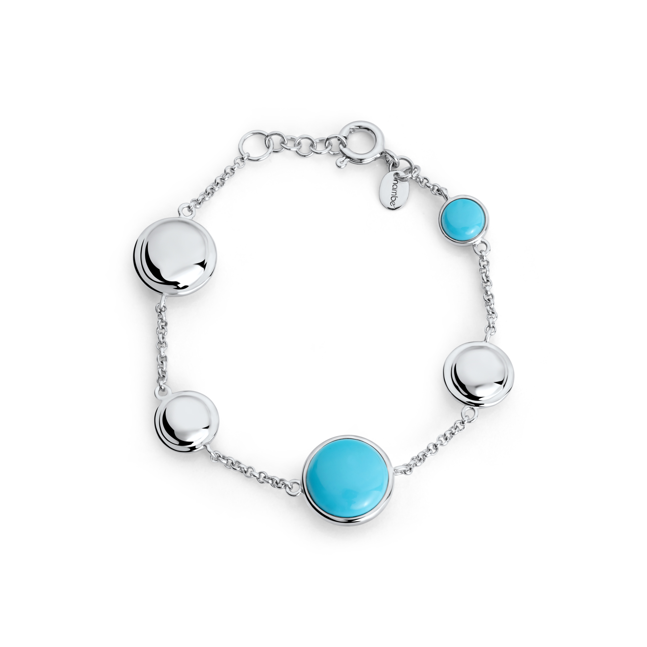 Marina Pebble Station Silver Bracelet image number null