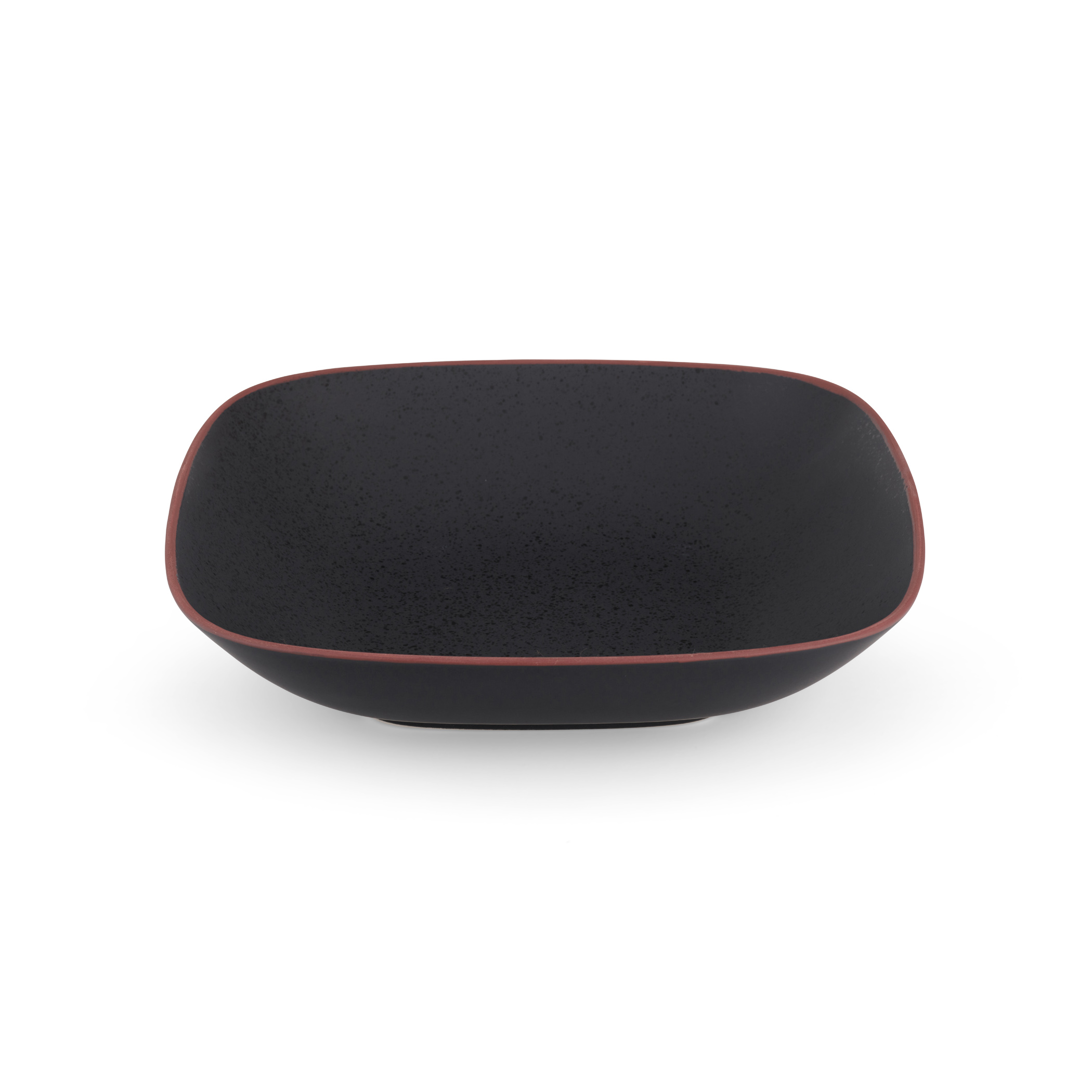 Taos Soft Square Serving Bowl - Onyx image number null