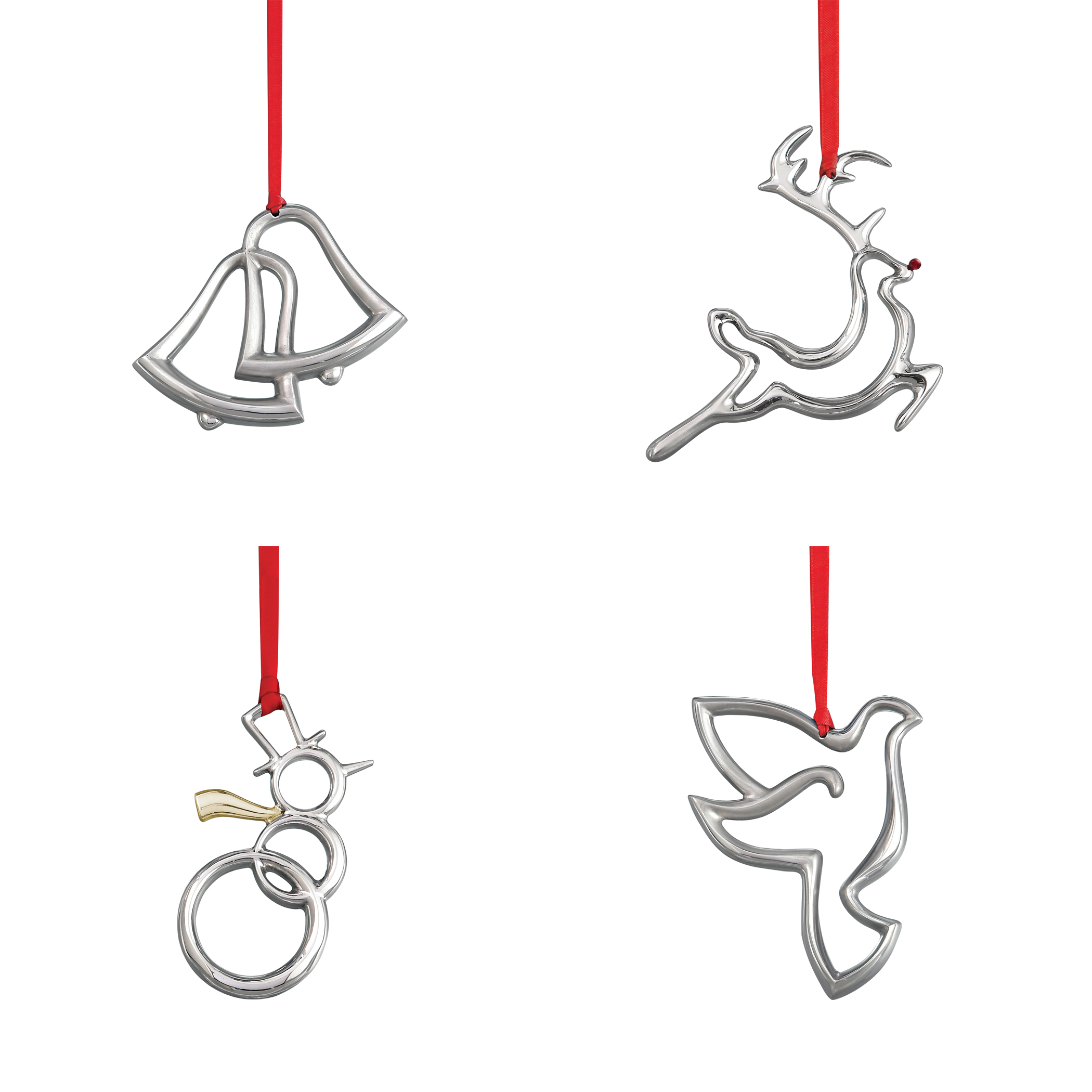 Nambé Nambé Festive Ornament Collection (Set of 4)