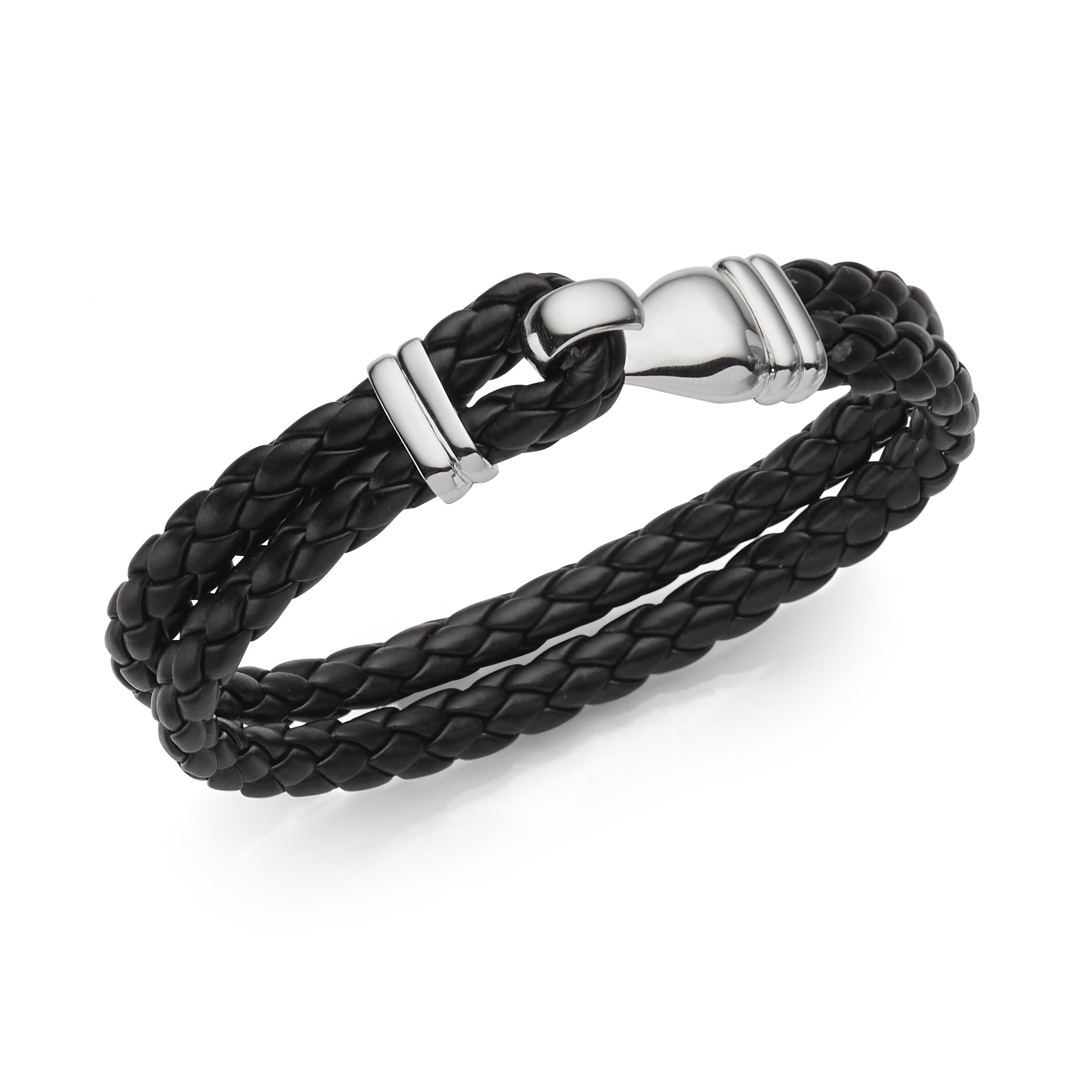 Hook Leather Bracelet image number null