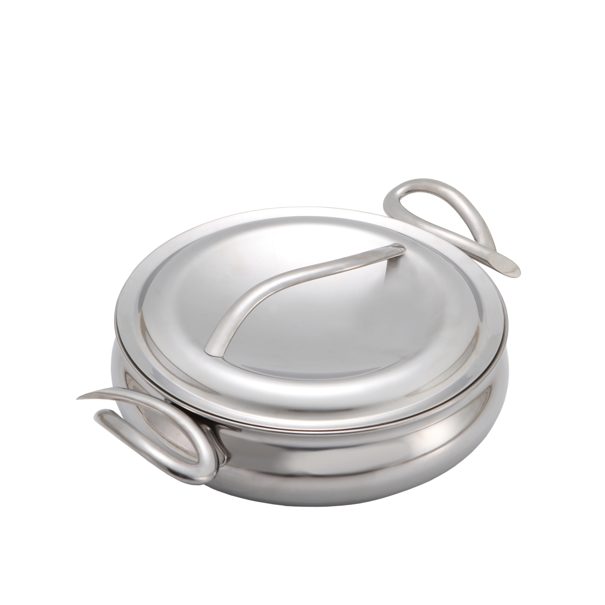 Nambé CookServ 10inch Saut_ Pan with Lid