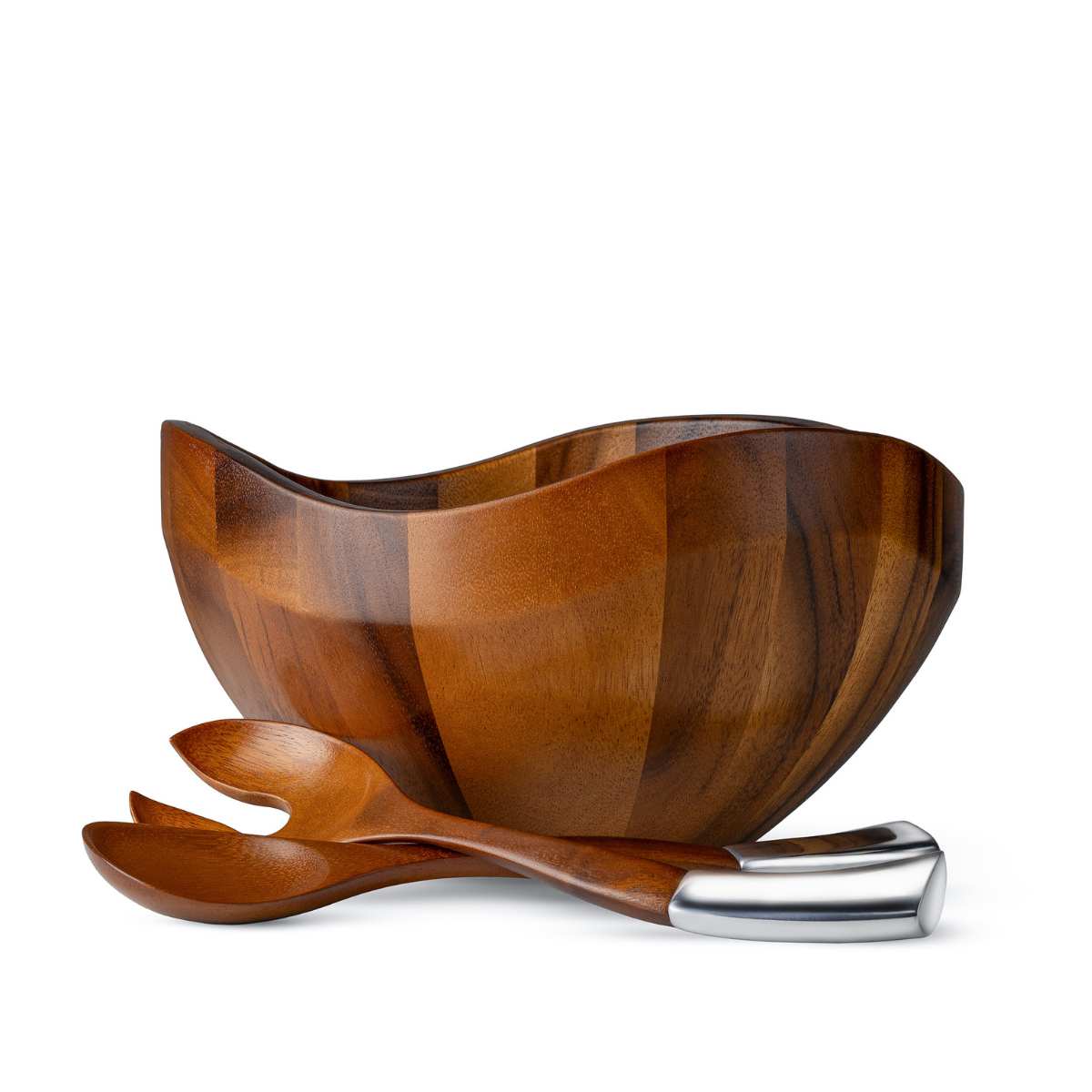 Billow Salad Bowl w/Servers image number null