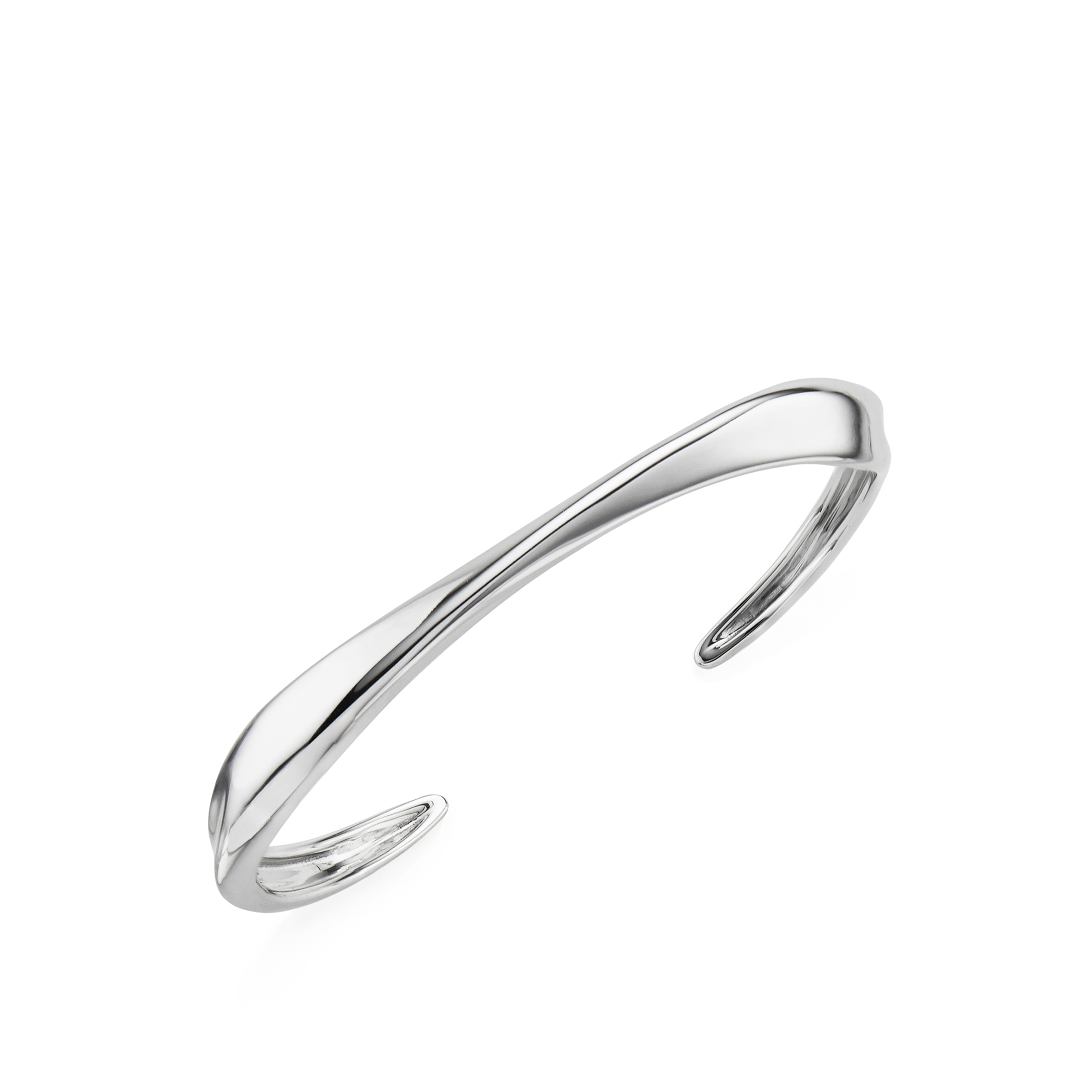 Narrow Twist Cuff Bracelet image number null