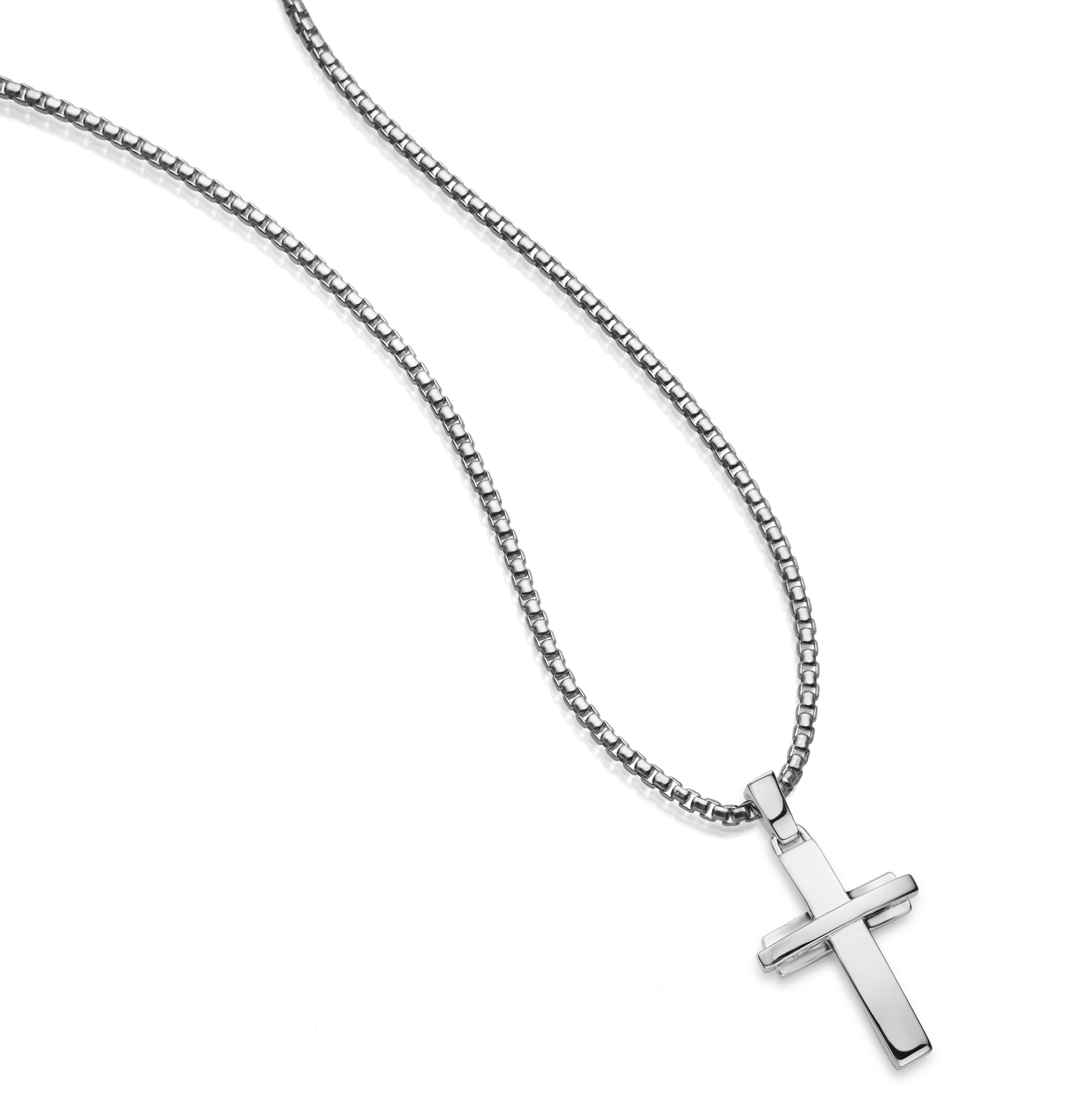 Streamlined Cross Pendant image number null