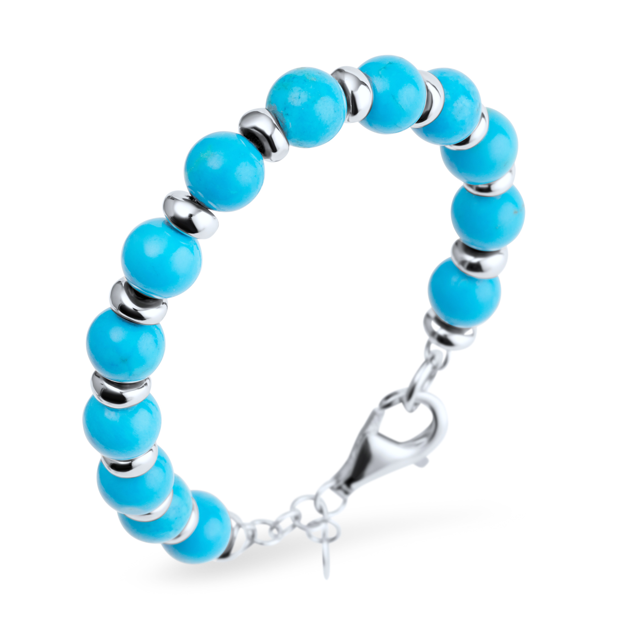 Marina Azure Bead Bracelet image number null