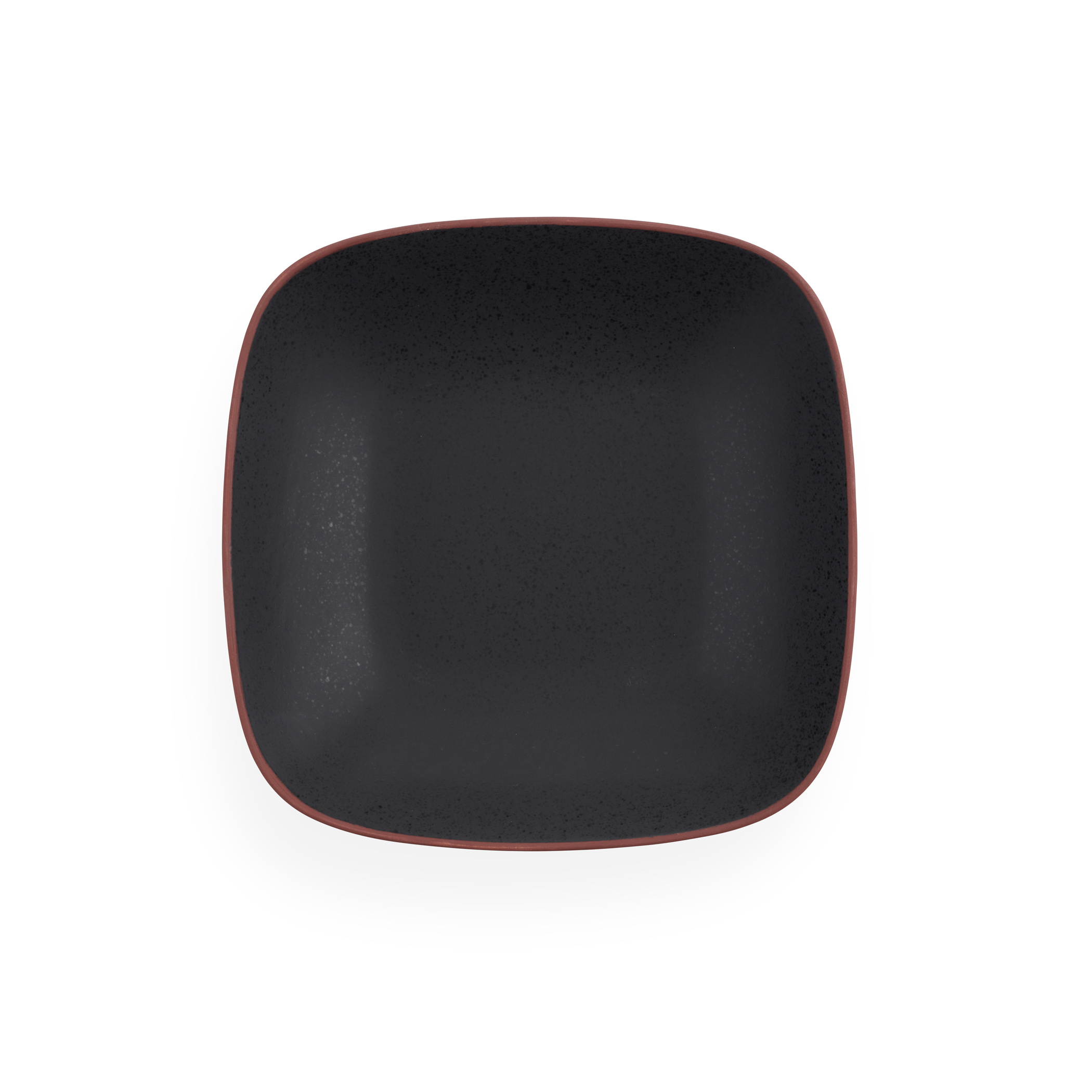 Taos Soft Square Serving Bowl - Onyx image number null