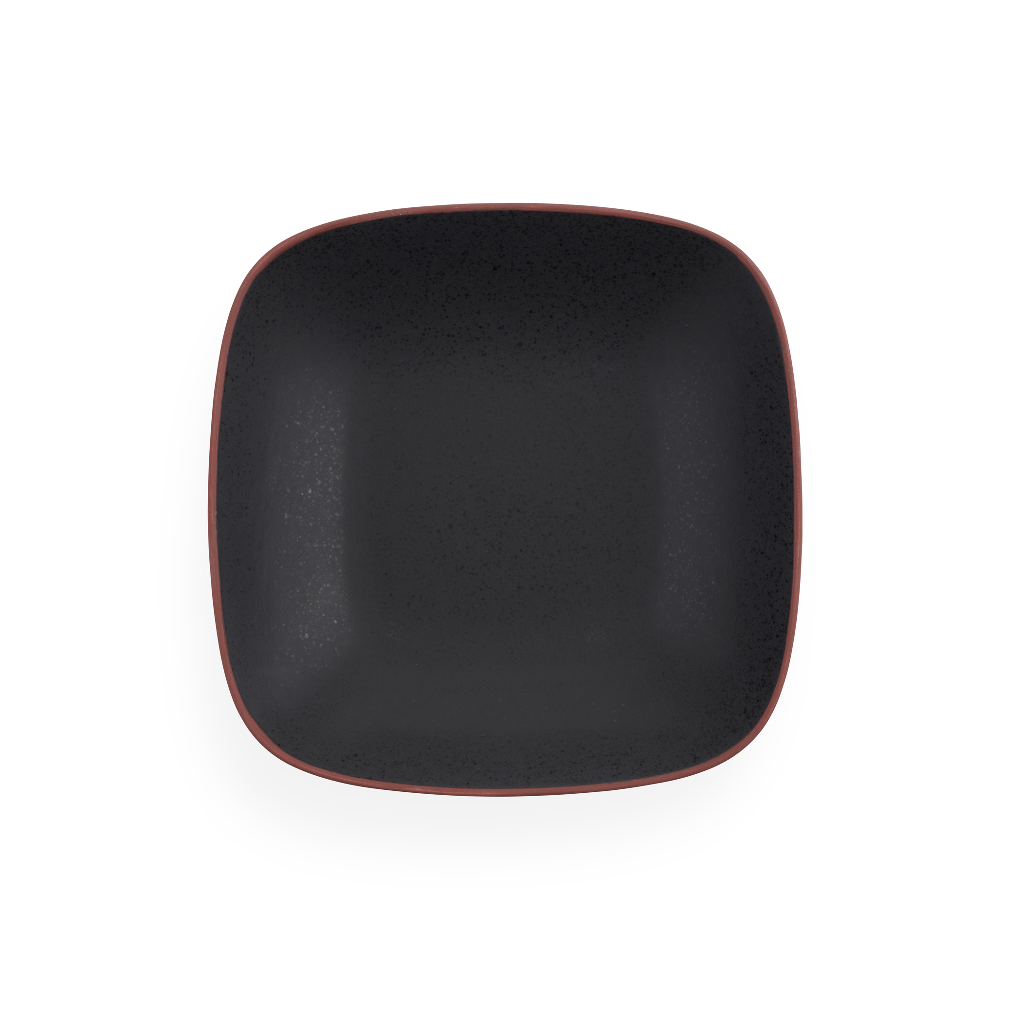 Taos Soft Square Serving Bowl - Onyx image number null