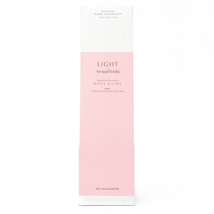 Light Small Reed Diffuser - Basil & Lime image number null
