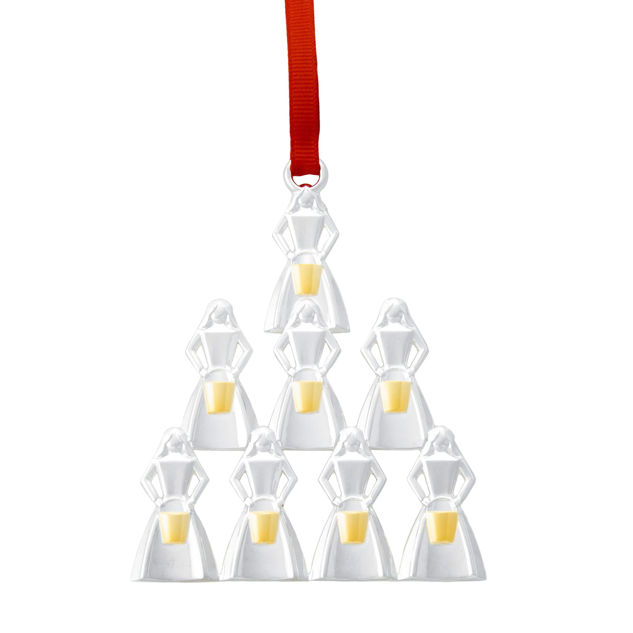 Twelve Days of Christmas: Eight Maids a Milking Ornament image number null