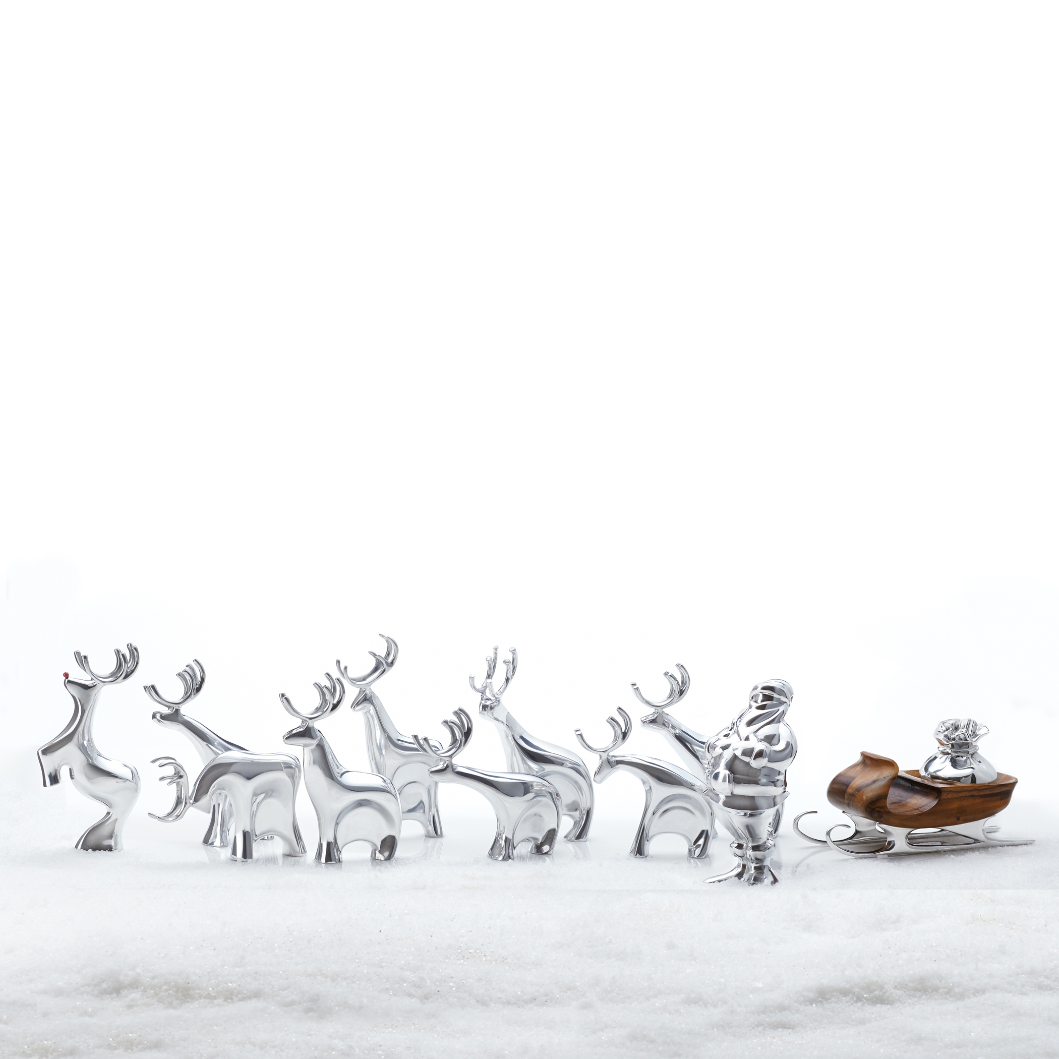 Reindeer Collection with Santa image number null