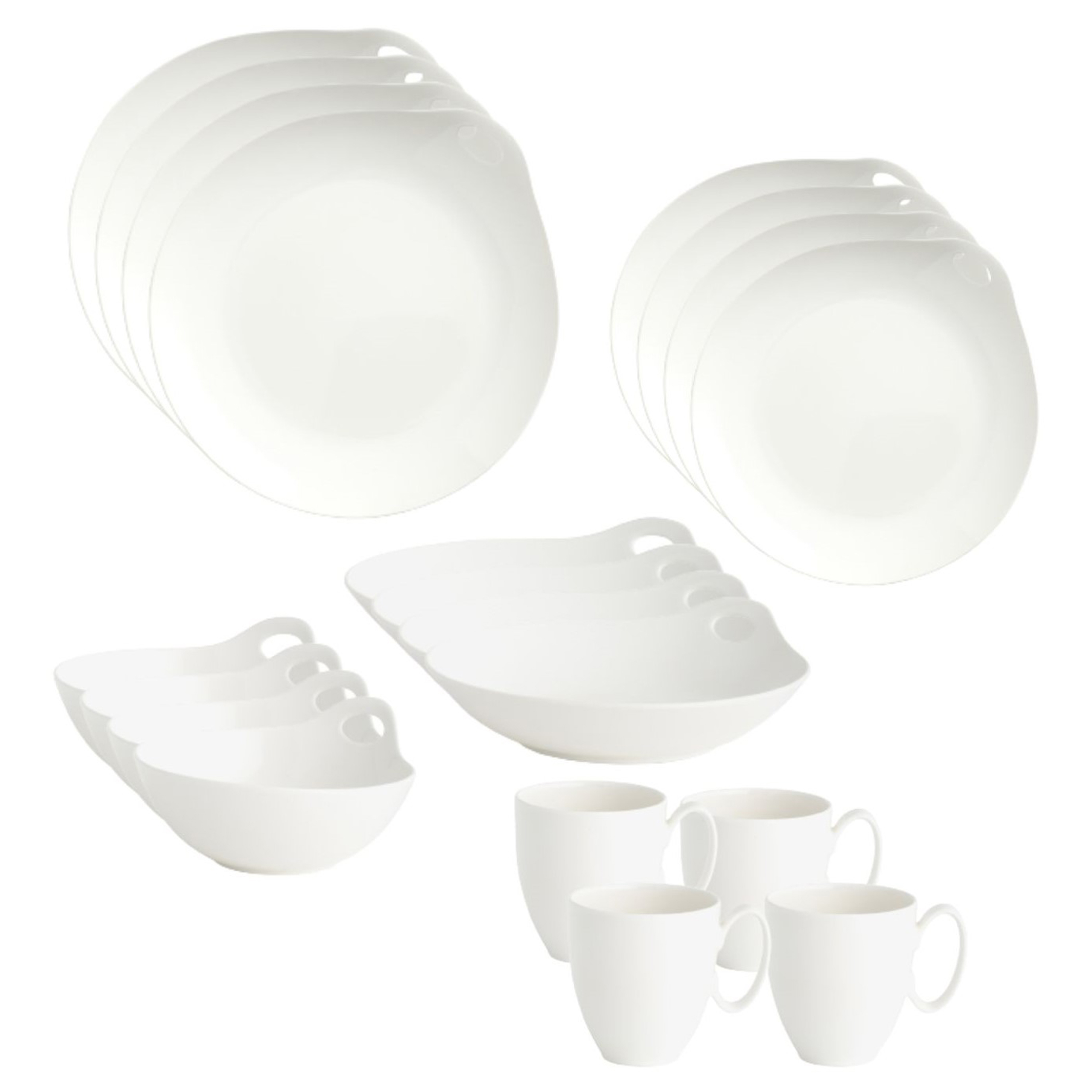 Portables 20 Piece Dinnerware Set image number null