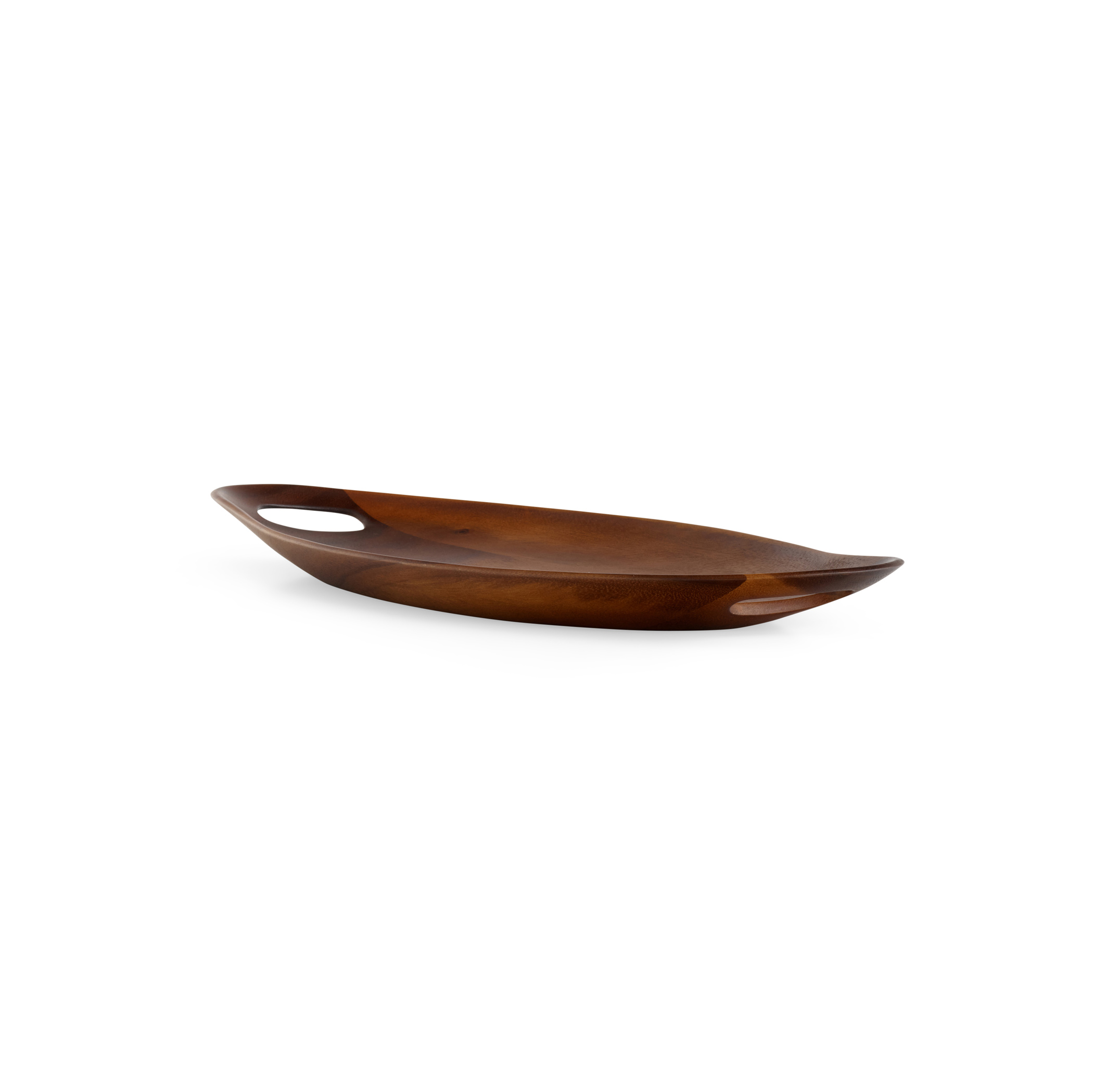 Portables Acacia Wood Tray - 18in. image number null