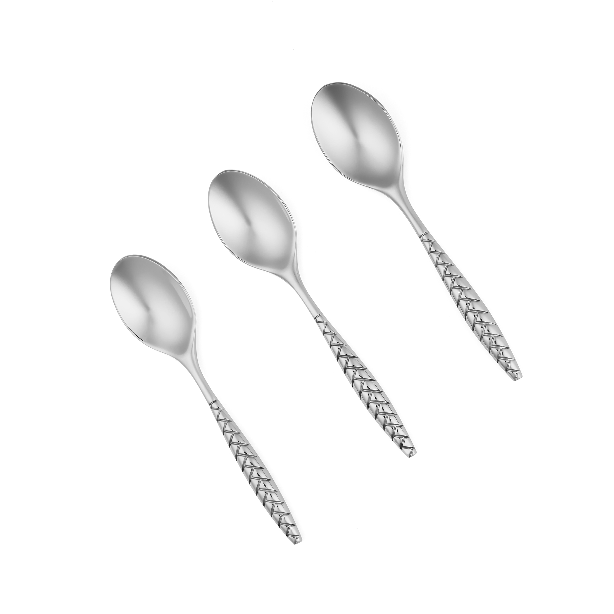 Braid Condiment Spoons, Set of 3 image number null