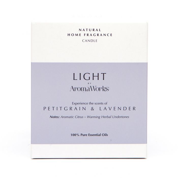 Light Single Wick Candle - Petitgrain & Lavender image number null